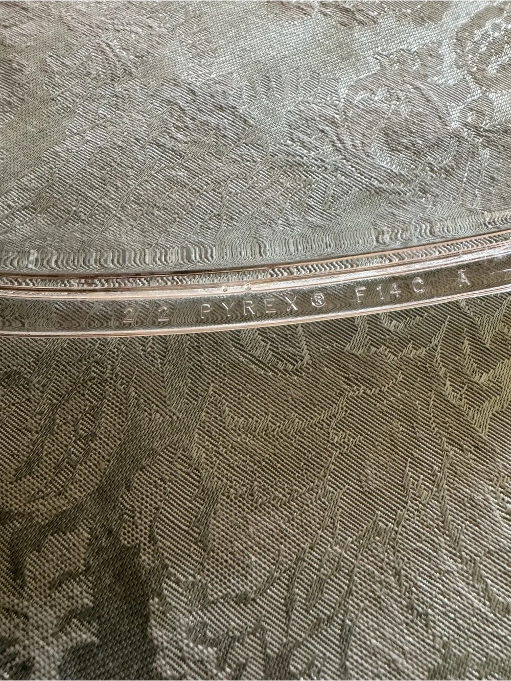 Glass Pyrex Lid F14C